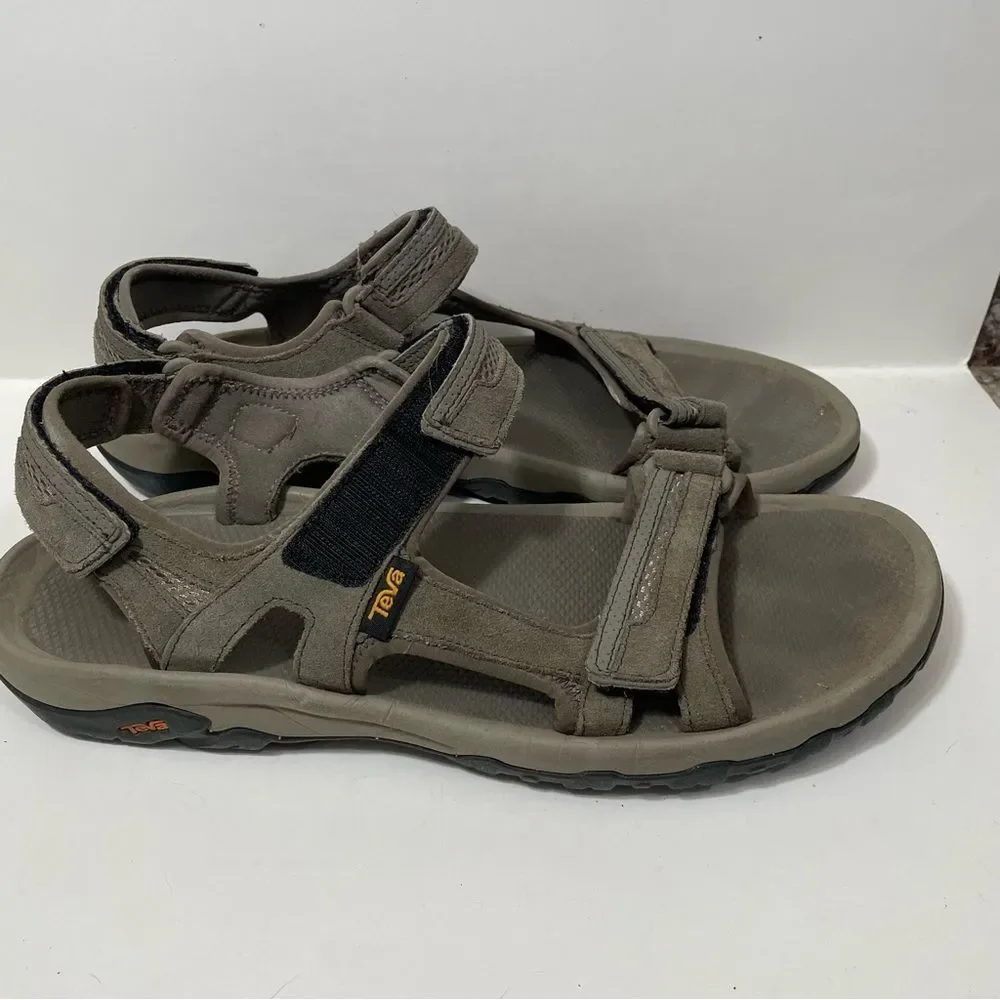 Teva Grey Velcro Outdoor Athletic Sandals